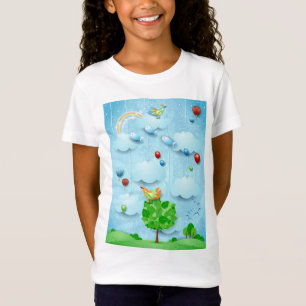 Große Bäume und fliegende Fische T-Shirt
