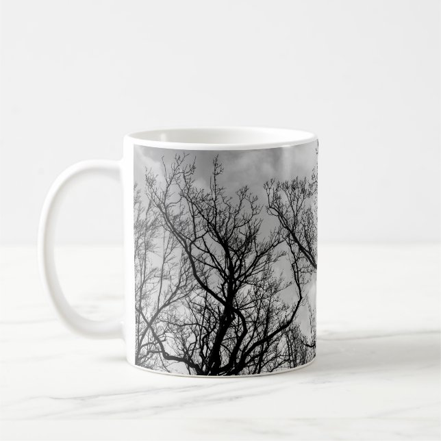 Große Baumwelle Kaffeetasse (Links)