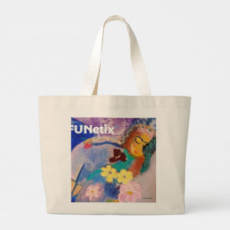 Große, benutzerdefinierte Baumwolltasche mit Logo  Jumbo Stoffbeutel