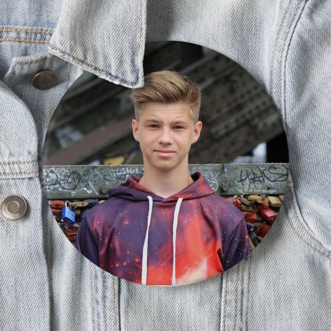 Große benutzerdefinierte Fototaste Button (Beispiel)