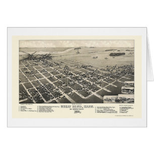 Große Biegung, KS panoramische Karte - 1882