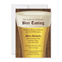 Große Bierverkostungsparty-Einladung