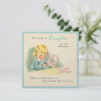 Große Big Hug und Kiss Birthday Card