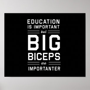 Große Bizepse sind Importanter Poster