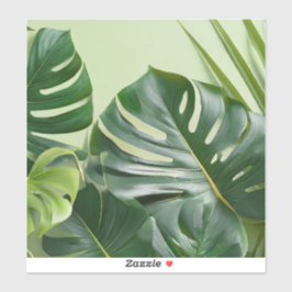 Große Blätter mit Textfläche Aufkleber