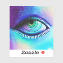 Große blaue Augen spitzartig gruselig