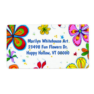 Große Blume Art Custom Text