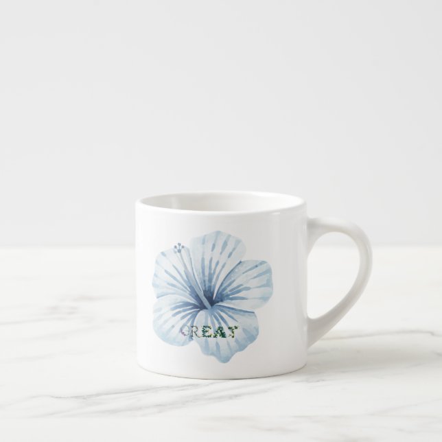 Große Blume Espressotasse (Rechts)
