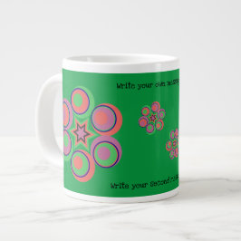 Große Blume Grüne Tasse