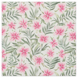 Große Blume mit Blumenmuster Oleander Stoff