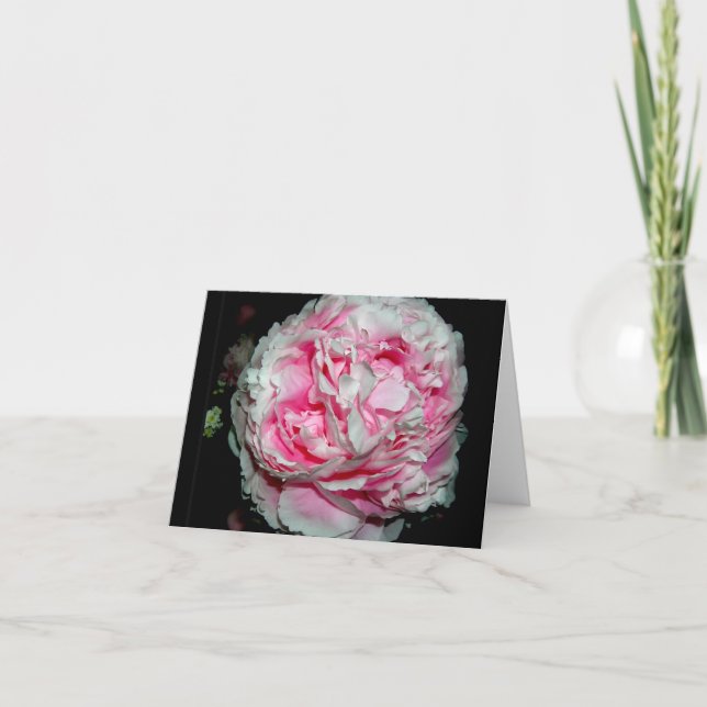 Große Blume NoteCards Feiertagskarte (Vorderseite)