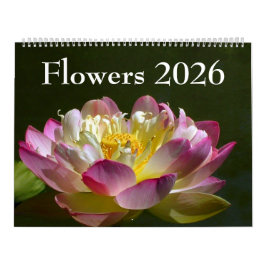 Große Blumen 2026 Kalender