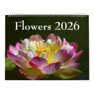 Große Blumen 2026 Kalender