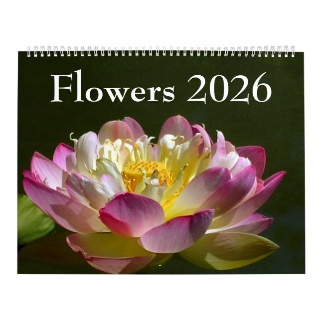 Große Blumen 2026 Kalender (Titelbild)