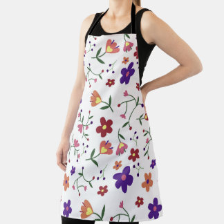 Große Blumen-Schürze Schürze