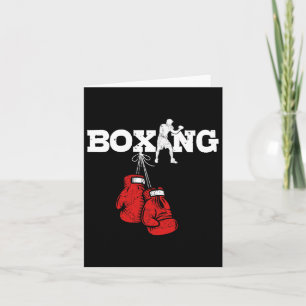 Große Boxgeschenke Boxing Frauen Amateur Boxen Karte