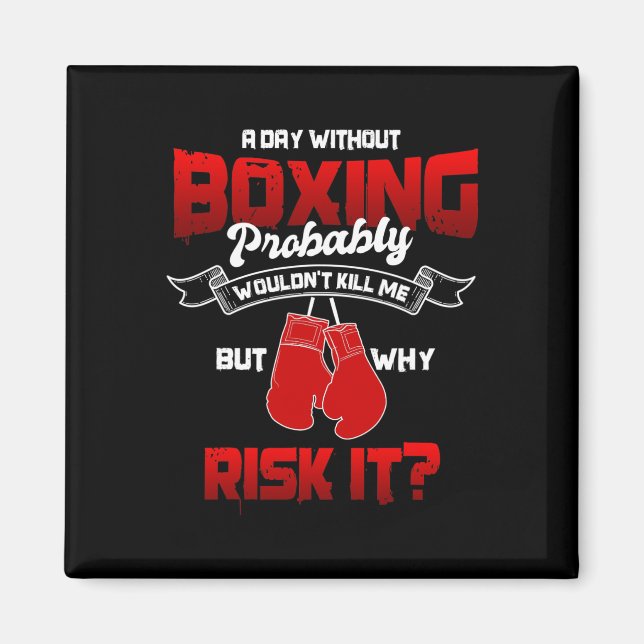 Große Boxgeschenke Boxing Sport Boxhandschuhe Männ Magnet (Vorne)