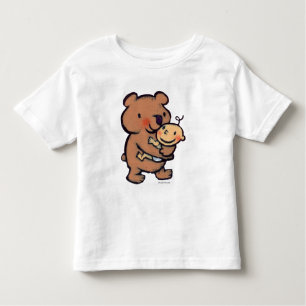 Große Braunbär-feste Umarmung Leslie Patricelli Kleinkind T-shirt