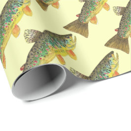 Große BraunForellen für Typ und Galle Geschenkpapier