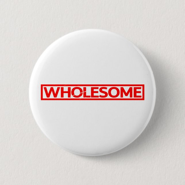Große Briefmarke Button (Vorderseite)