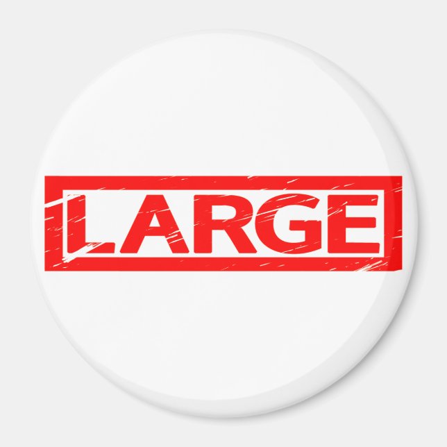 Große Briefmarke Magnet (Vorne)