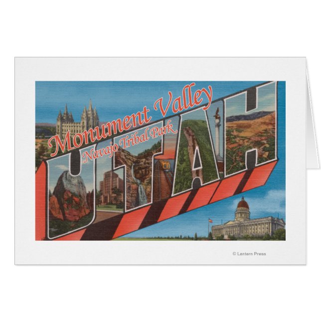 Große Briefszenen - Monument Valley, ABER (Vorderseite (Horizontal))