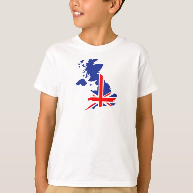Große britische Flagge T-Shirt (Vorderseite)