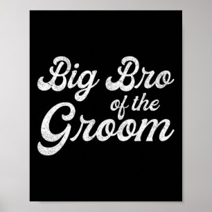 Große Brüder der Groom Shirts für Männer Jungen1 Poster