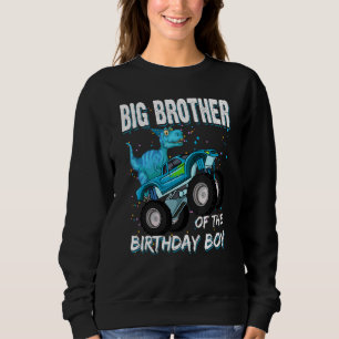 Große Bruder des Geburtstags Junge Trex Dinosaurie Sweatshirt