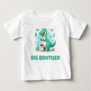 GROSSE BRUDER KINDER MIT T-REX BABY T-SHIRT