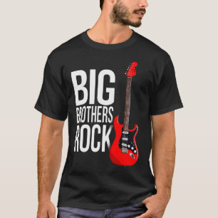 Große Brüder Rocken Rock Gitarre Älterer Bruder T-Shirt