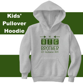 Große Bruderinitiativen est. Monat Jahr grün Hoodie