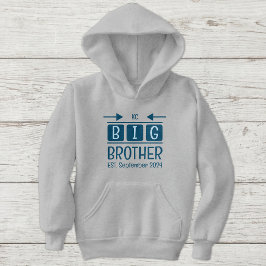 Große Bruderinitiativen est. Monatsblauer Hoodie