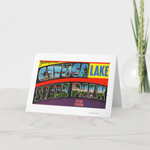 Große Buchstabe-Szenen, Grüße von 4 Karte