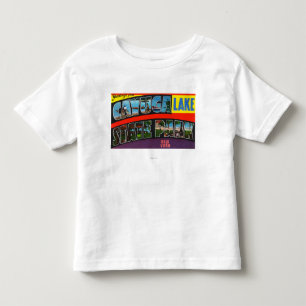 Große Buchstabe-Szenen, Grüße von 4 Kleinkind T-shirt