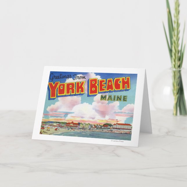 Große Buchstabe-Szenen, Grüße von Karte (Vorderseite)