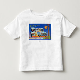 Große Buchstabe-Szenen, Grüße von Kleinkind T-shirt