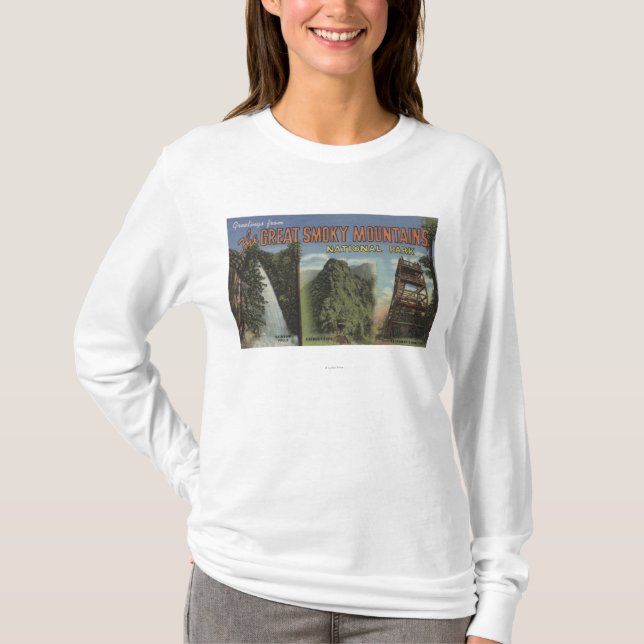 Große Buchstabe-Szenen - rauchiges Mts. T-Shirt (Vorderseite)