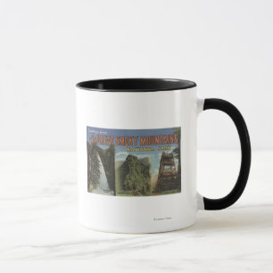 Große Buchstabe-Szenen - rauchiges Mts. Tasse
