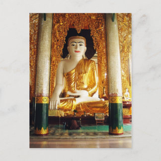 Große Buddha-Statue Postkarte