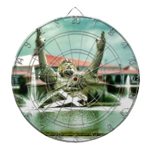 Große Butterjesus-Landung Jesus Dartscheibe