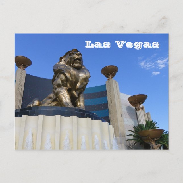 Große Coole Las Vegas Postkarte! Postkarte (Vorderseite)