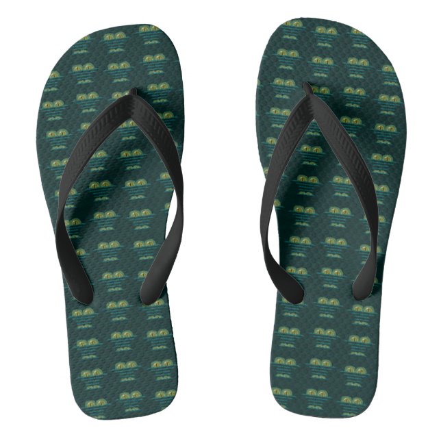 Große Croc Flip Flops (Fußbett)