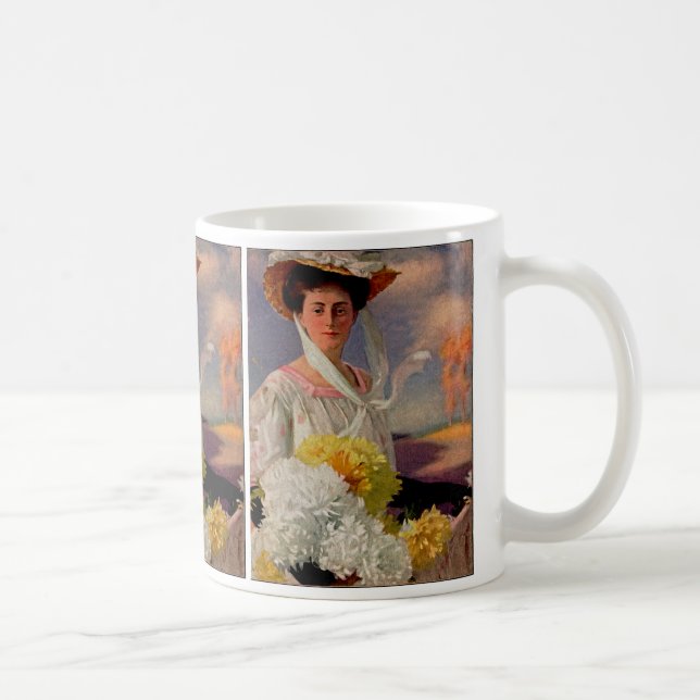 Große Dame Kaffeetasse (Rechts)
