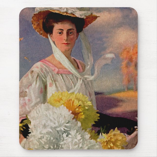 Große Dame Mousepad (Vorne)