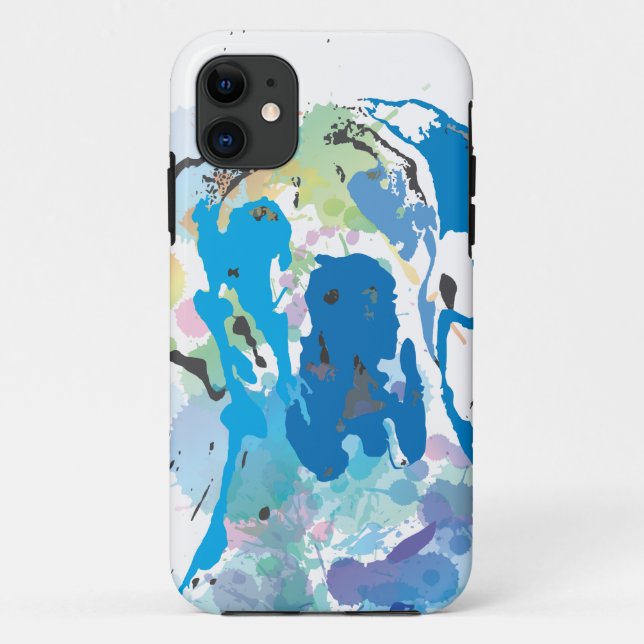 Große Dane Graphics modern minimal Case-Mate iPhone Hülle (Rückseite)