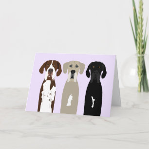 Große Dane Hunde Karte