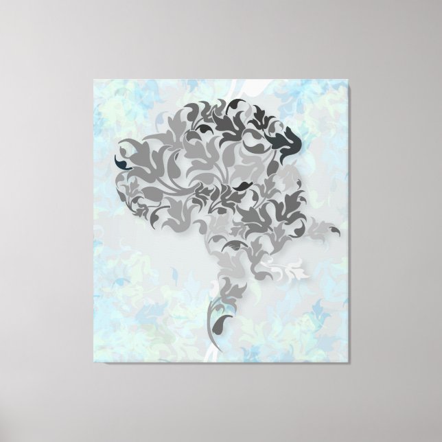 Große Dane-Illustration Leinwanddruck (Vorderseite)