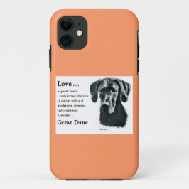 Große Dane-Liebe Case-Mate iPhone Hülle