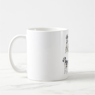 Große dane Magie Kaffeetasse